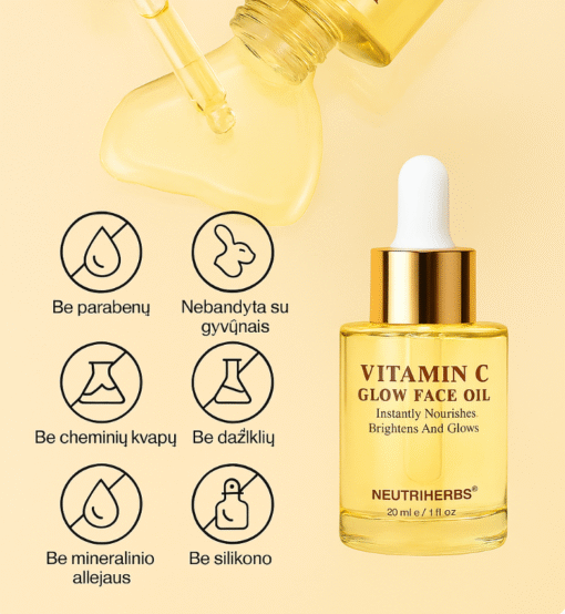 Veido Aliejus Su Vitaminu C - Švytėjimui - Image 4