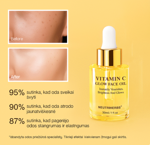 Veido Aliejus Su Vitaminu C - Švytėjimui - Image 3