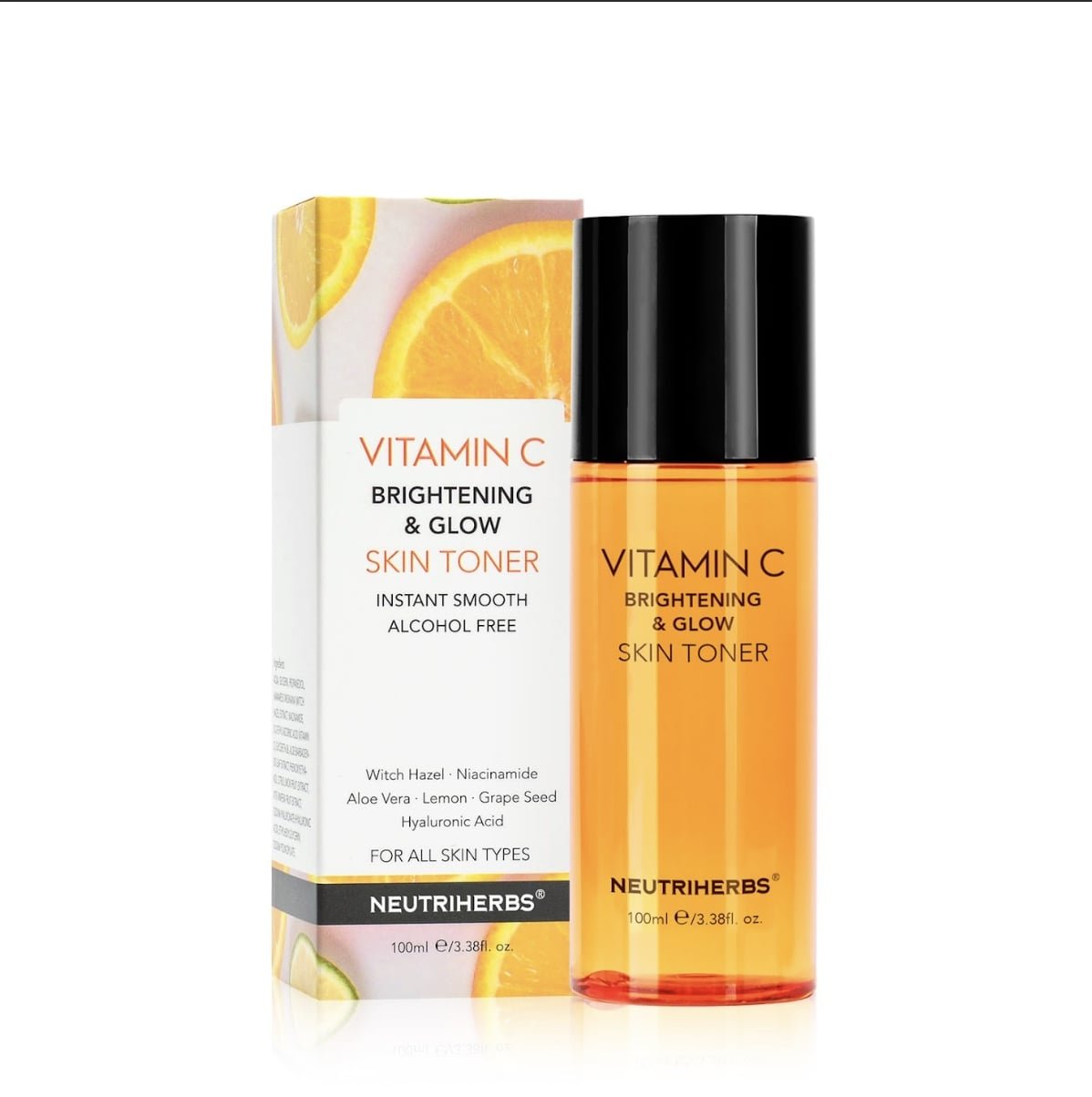 Natūralus veido tonikas su vitaminu C odos drėkinimui