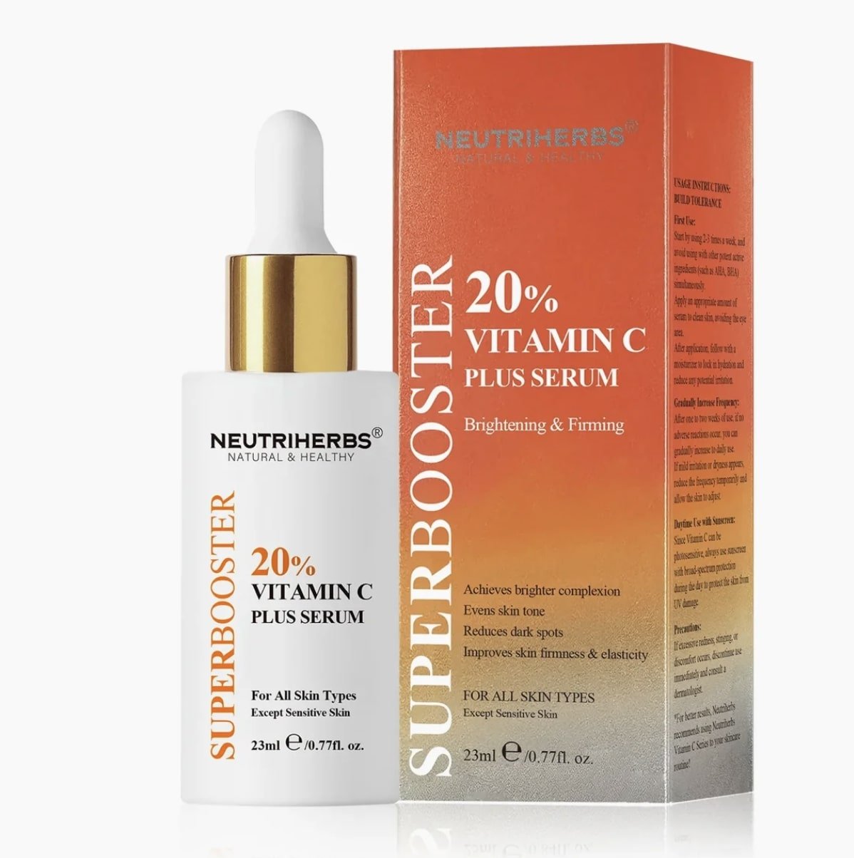 Super Booster serumas su vitaminu C su 20% veiklios medžiagos