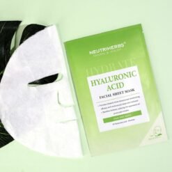 veido kaukė su hialurono rūgštimi NURA