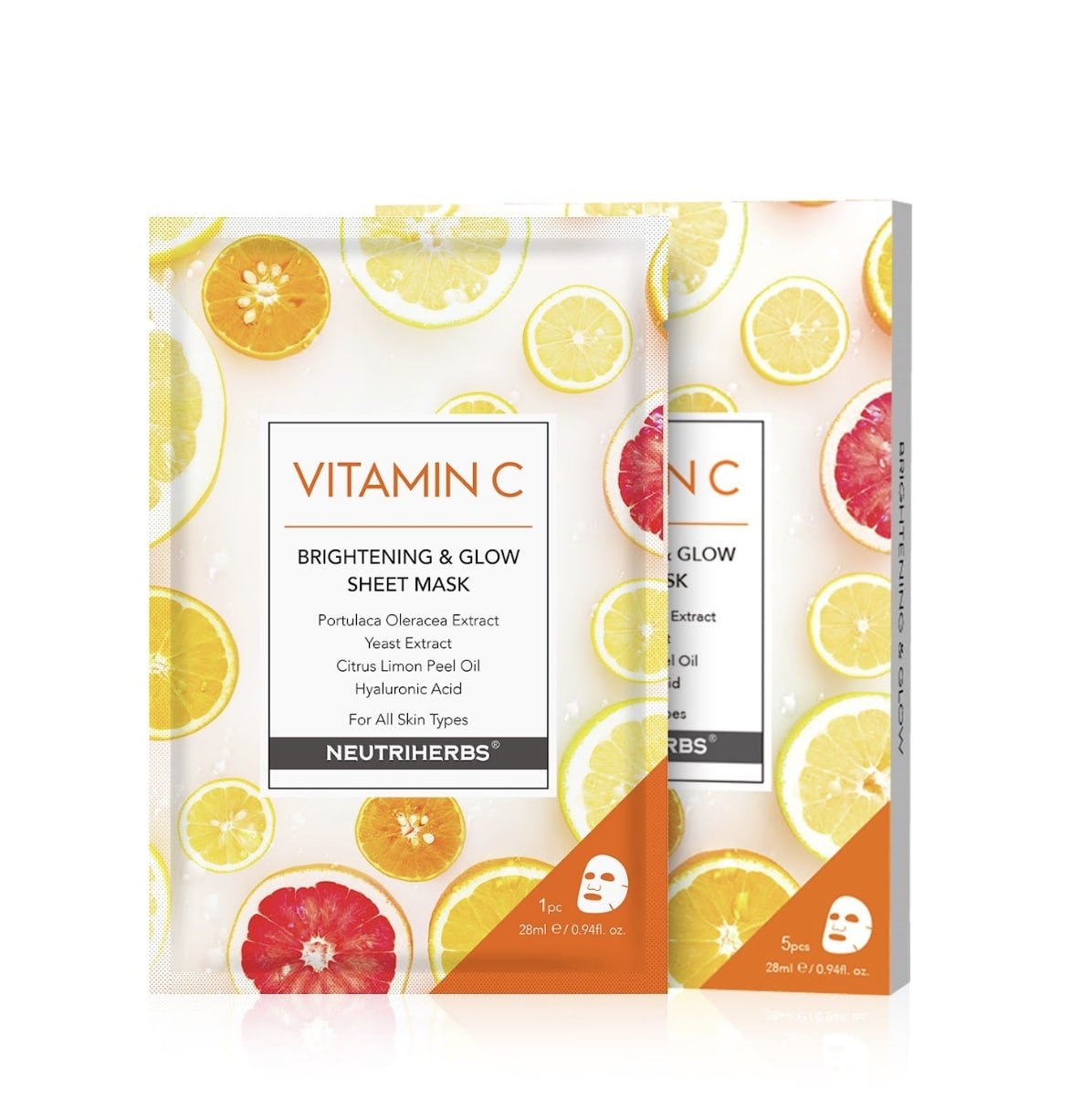 Vitamino C veido kaukė NURA – drėkinanti ir skaistinanti odos priežiūros priemonė