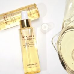 Vitamino C kūno aliejus“ sudedamosios medžiagos – natūralūs aliejai