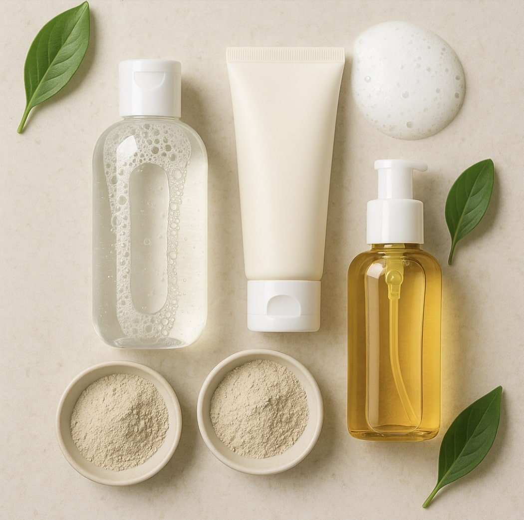 Veido valymo priemonės