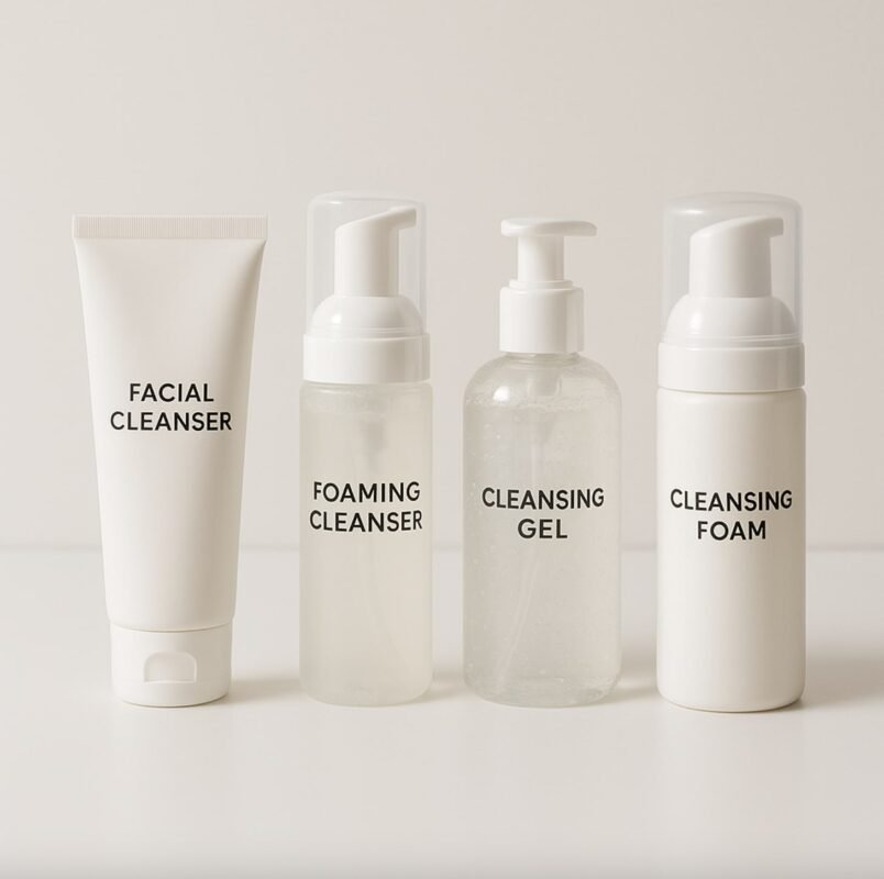 Veido valymo priemonės