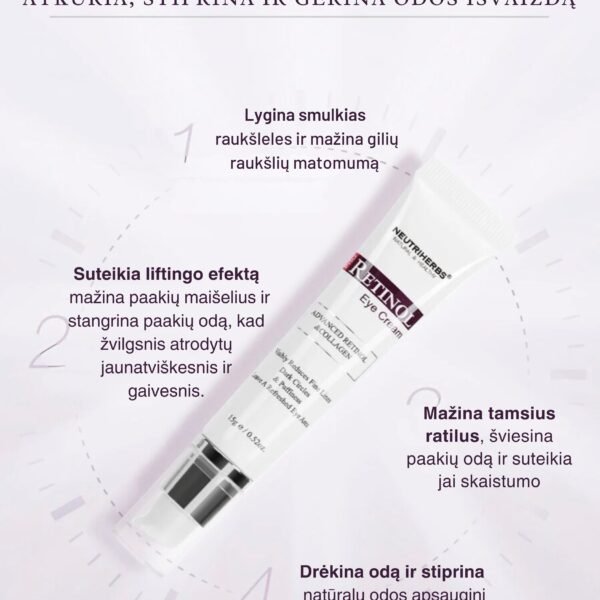 Retinolio paakių kremas