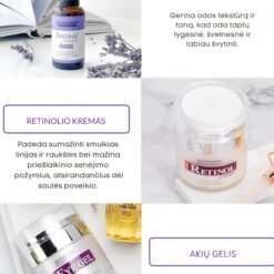 Retinolio rinkinys, naturali kosmetika nura.lt