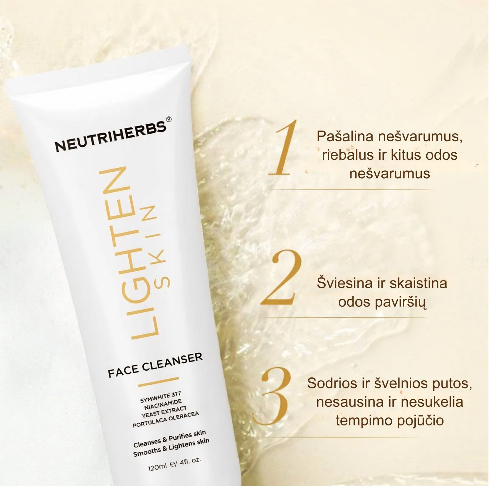 Pigmentinių dėmių prausiklis