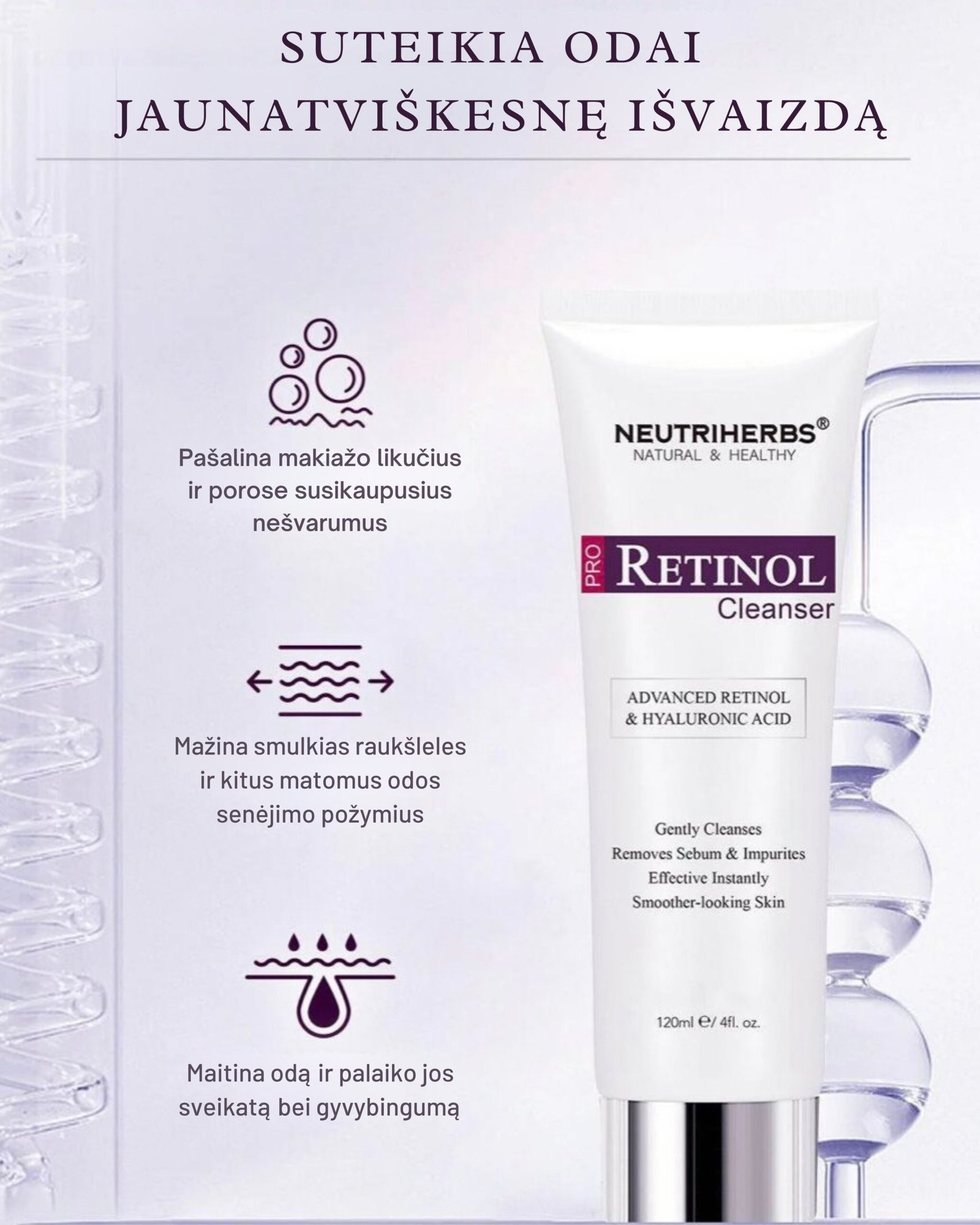 Retinolio prausiklis