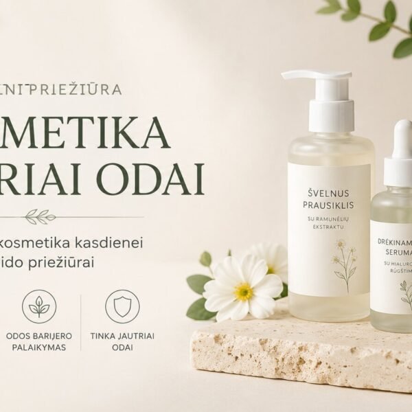 Kosmetika jautriai odai